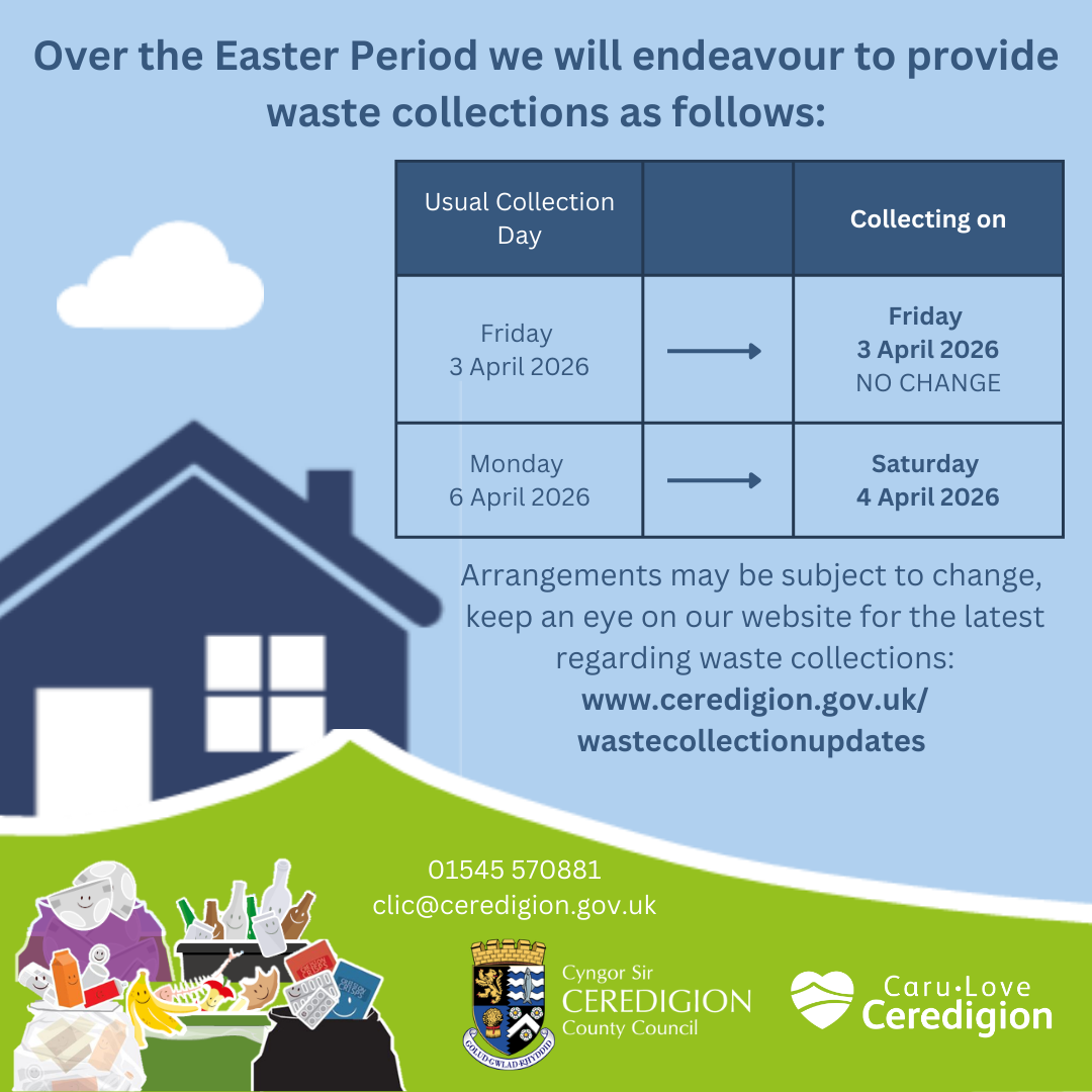 Waste collections during the Easter period