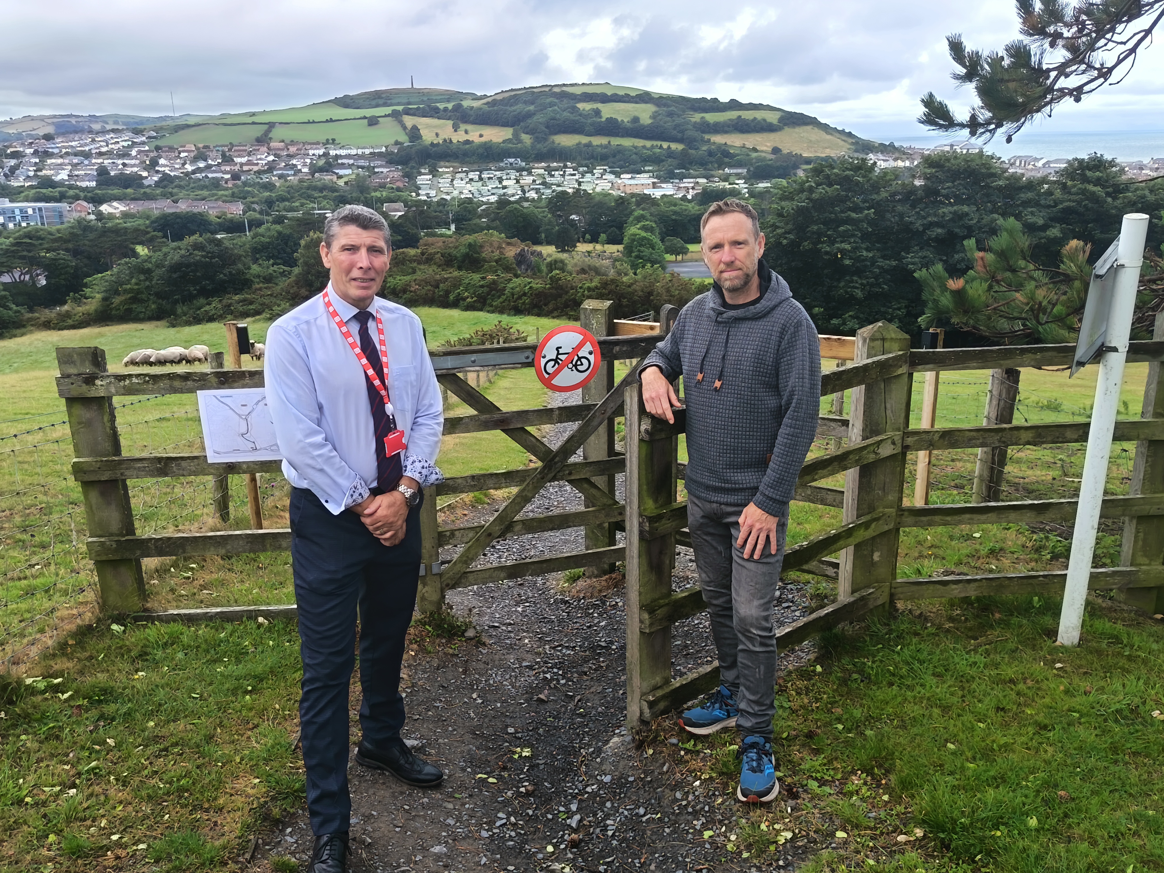 National Library of Wales path upgrade scheme