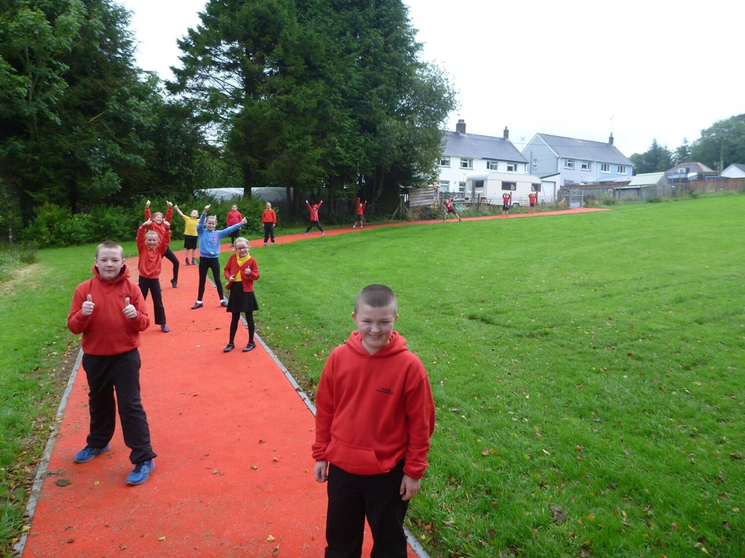Talgarreg Primary School Path