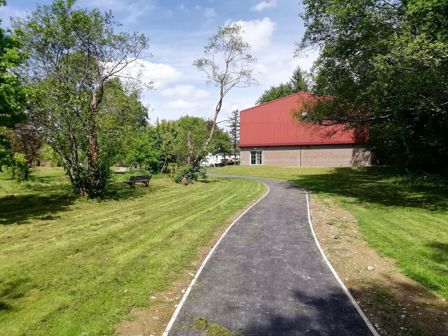 Lampeter University path upgrade for year-round accessibility